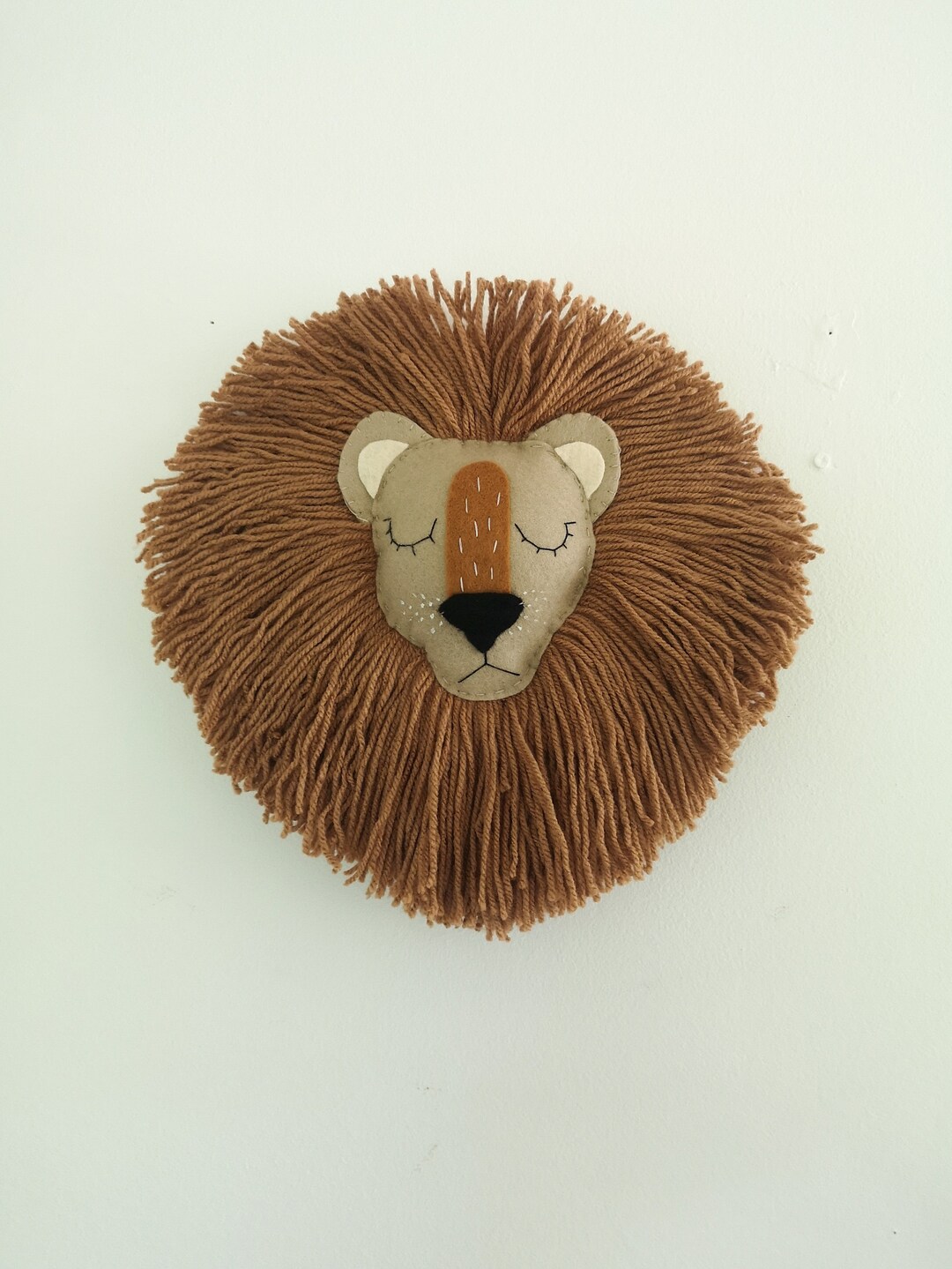 Lion Wall Hanging Lion Head Decor Safari Nursery Decor Etsy