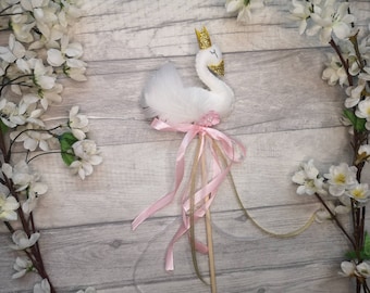 Swan theme birthday, pretend play, 1st birthday prop, princess party, personalised gift, baby shower gift, birthday gift for girls.