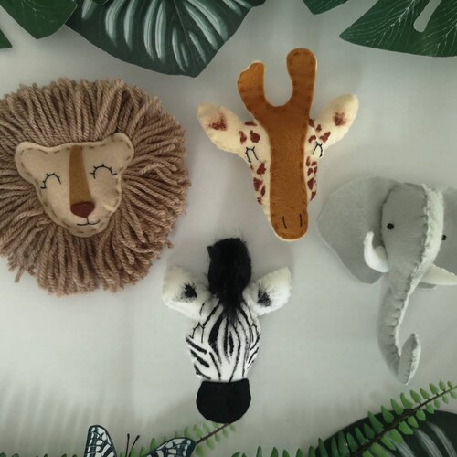 Safari Name Garland Safari Wall Decor Jungle Nursery Decor Etsy