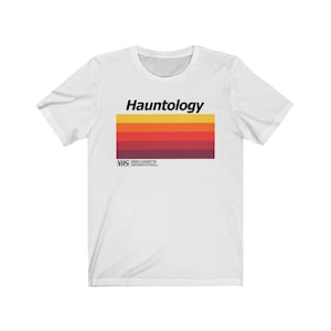 Hauntology Philosophy T-shirt White Logo image 1