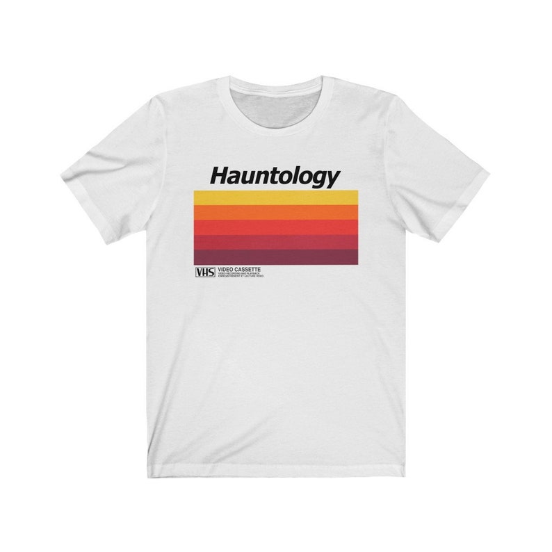 Hauntology Philosophy T-shirt White Logo image 1