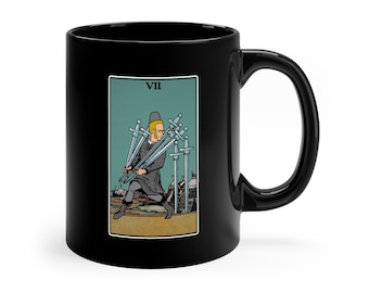 Max Stirner Seven of Swords Tarot Philosophy Mug