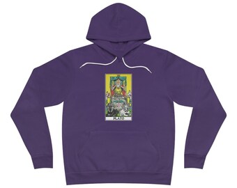 Plato Chariot Phaedrus Tarot Philosophy Sweat à capuche épais premium