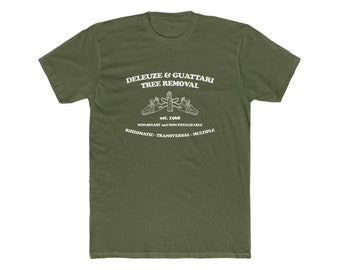 Deleuze und Guattari Baum entfernen Philosophie T-Shirt