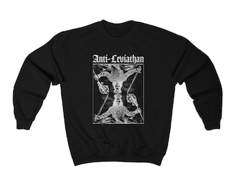 Anti-Leviathan Anti-Hobbesian Philosophy Sweatshirt