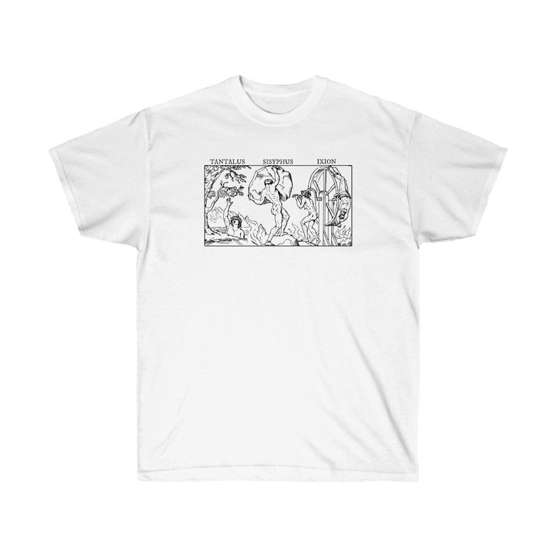 Tantalus Sisyphus Ixion Greek Philosophy T-shirt image 9