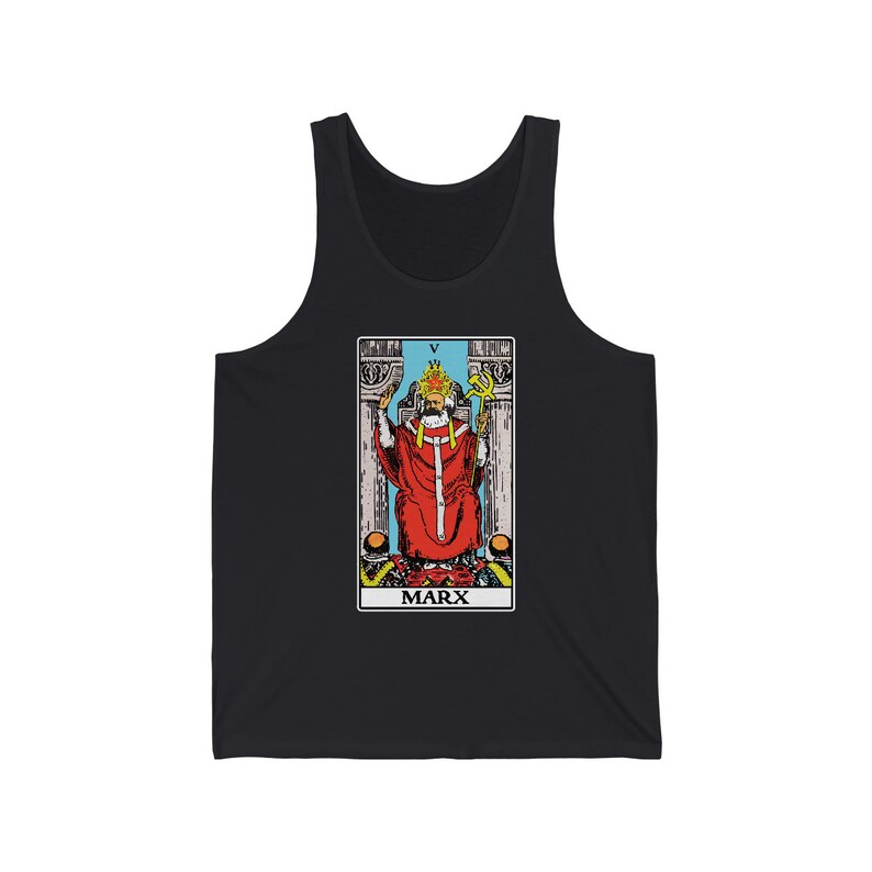 Marx Hierophant Tarot Philosophy Shirt image 8