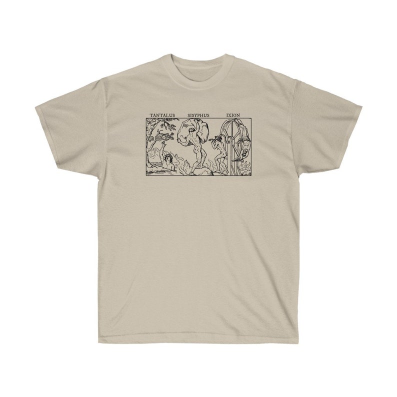 Tantalus Sisyphus Ixion Greek Philosophy T-shirt image 1