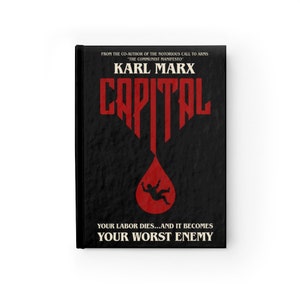 Karl Marx Capital Stephen King Parody Philosophy Journal em branco (alinhado)