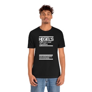 Hegel vs. Deleuze The Phenomenology of Difference and Repetition Philosophy T-shirt