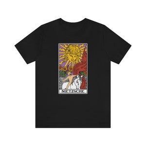 Nietzsche Sun Tarot Philosophy T-shirt image 5