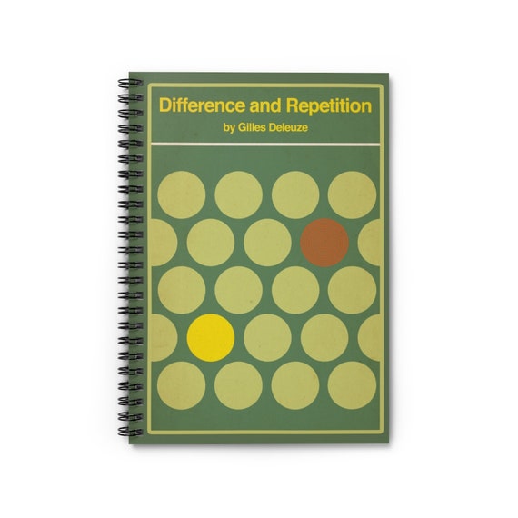 Deleuze Difference and Repetition Philosophy Journal - Etsy