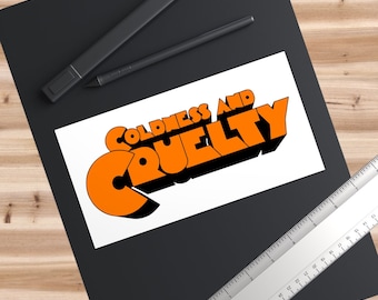 Deleuze Coldness and Cruelty Philosophy Bumper Sticker