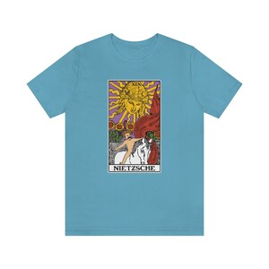 Nietzsche Sun Tarot Philosophy T-shirt image 7