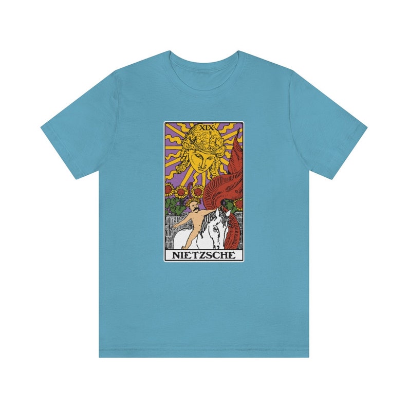 Nietzsche Sun Tarot Philosophy T-shirt image 7