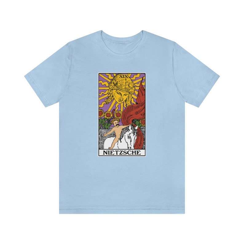 Nietzsche Sun Tarot Philosophy T-shirt image 1