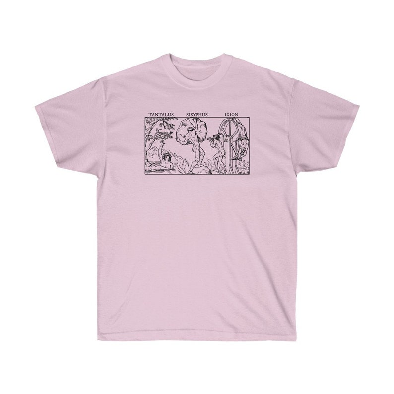 Tantalus Sisyphus Ixion Greek Philosophy T-shirt image 3