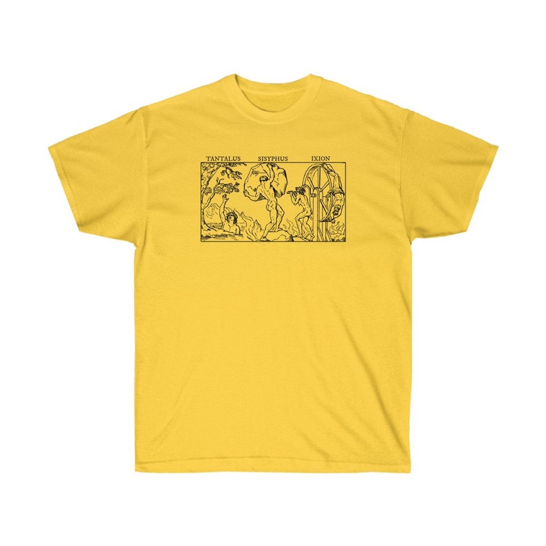 Tantalus Sisyphus Ixion Greek Philosophy T-shirt image 5