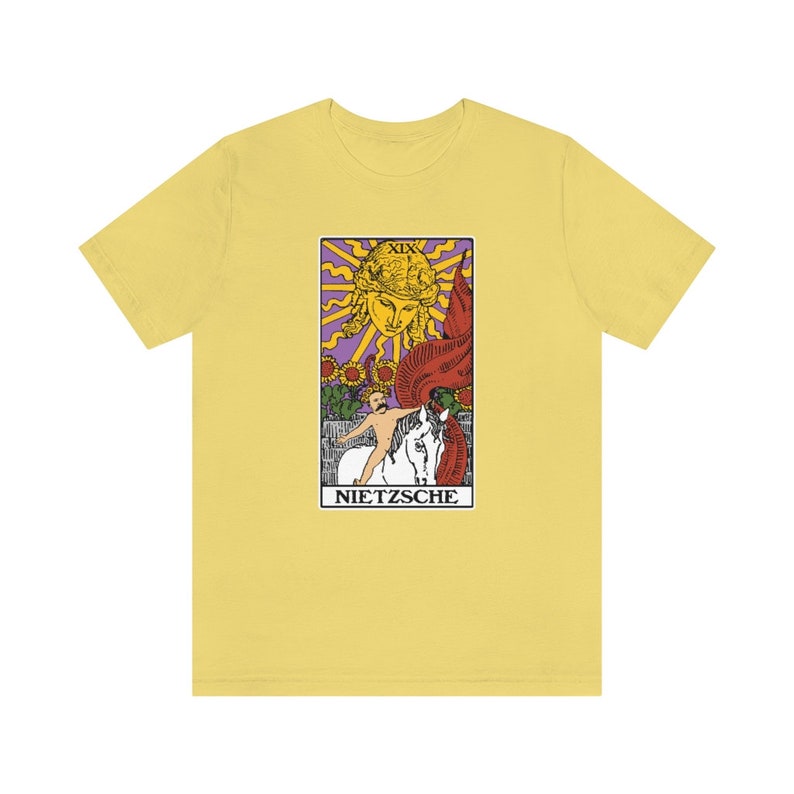 Nietzsche Sun Tarot Philosophy T-shirt image 6