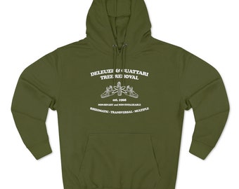 Deleuze and Guattari Tree Removal Hoodie (Extra Colors)