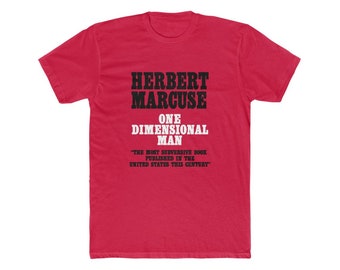 Vintage Marcuse One-Dimensional Man Design Philosophy T-shirt