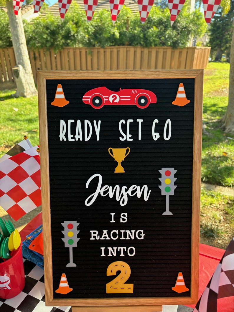 Feature Winner Racing Board Race Car Letter Board Icon - Classic Car - Winners Cup - Checkered Flag ...