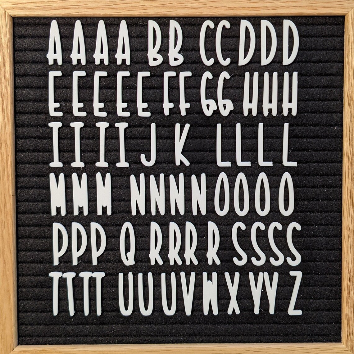 Letter Board Letters Farmhouse Boho / 1 Inch Skinny Alphabet Etsy