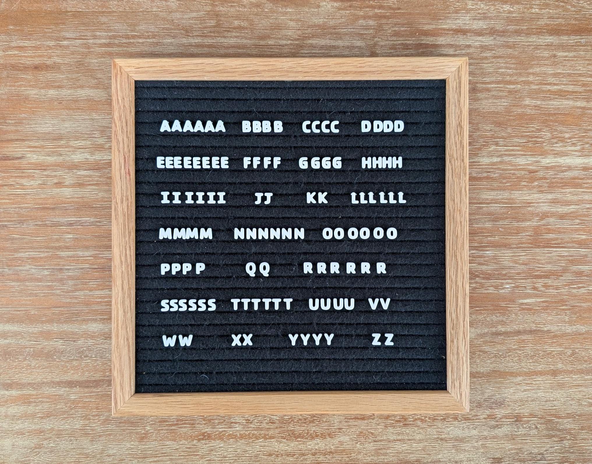 Letter Board Alphabet Micro Mini Font - Tiny Letters Felt Boards ...