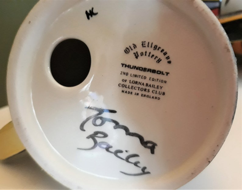 Lorna Bailey Pottery Thunderbolt Sugar Sifter, Ceramic Sugar Shaker