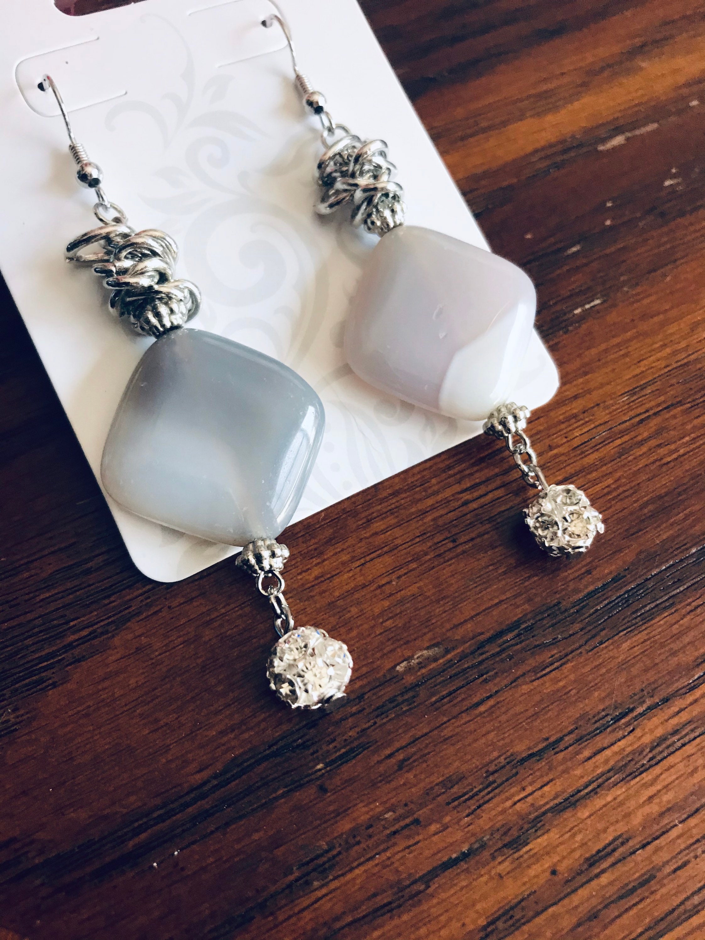 Elegant Drop Earrings by Jewelry Outpost Etsy