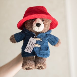 CROCHET PATTERN: Paddington Bear Crochet Pattern, Amigurumi Pattern, Stuffed Bear Doll (English / Deutsch)