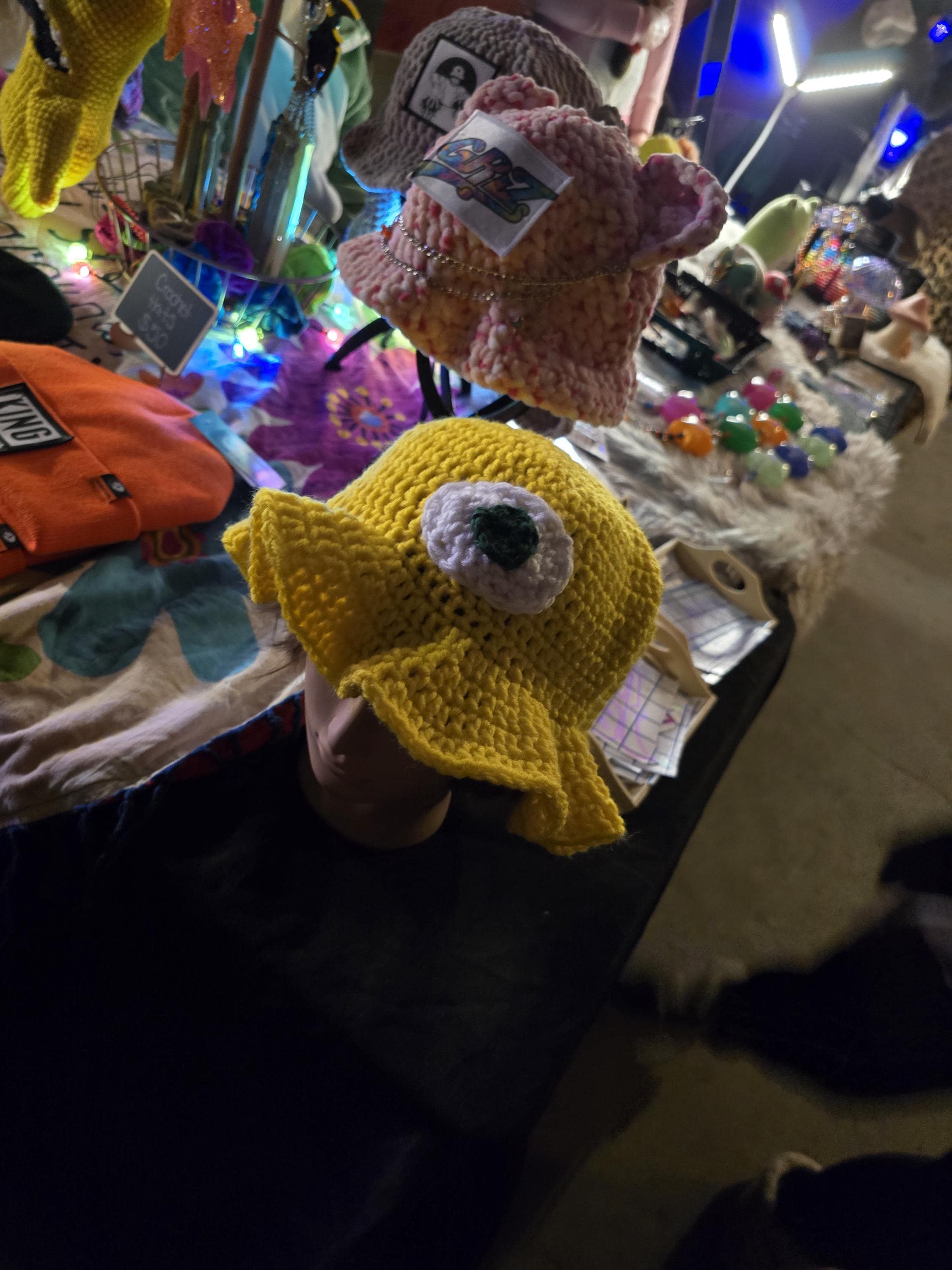 Crochet Bucket Hats Rave - Etsy display picture 2