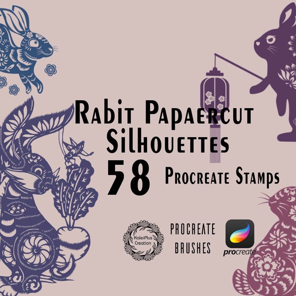 Rabbit Papercut - Etsy