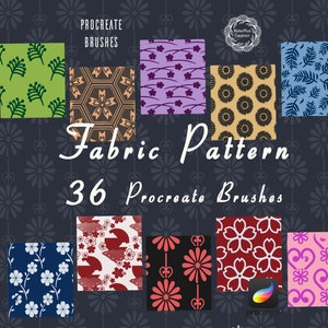 Texture Fabric Procreate Brushes,Pattern Procreate,Clothes Brushes, Procreate Clothes Texttile Brushset,Procreate Brush Pack