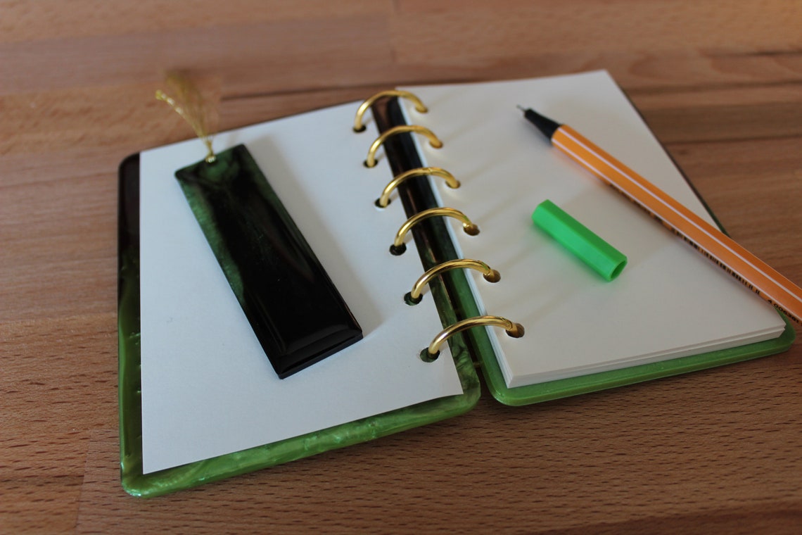 Green A7 Notebook Set Etsy