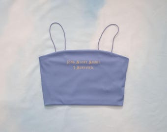 long story short inspired tank top