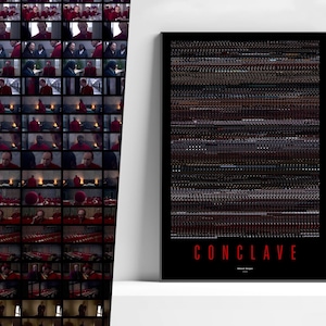 Conclave (2024) Frame Poster, Conclave Movie Poster, Conclave Poster