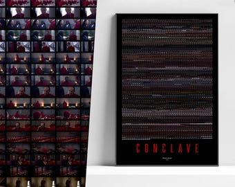 Conclave Movie Frame Poster, Unique Art (Digital Download)