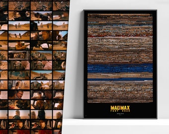 Mad Max Fury Road Frame Poster, Unique Movie Art (Digital Download)