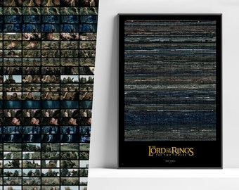 The Two Towers Frame Poster: Unique Movie Art (Digital Download)