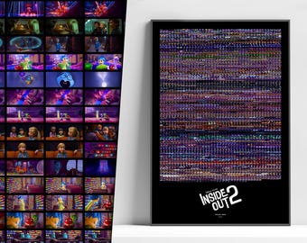 Inside Out 2 Movie Frame Poster, Unique Art (Digital Download)