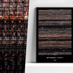 Spider-Man (2002) Frame Poster, SpiderMan Poster, Spider Man Movie Poster