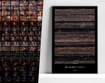Spider-Man (2002) Frame Poster, Unique Movie Art (Digital Download)