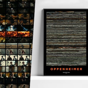 Oppenheimer (2023) Frame Poster, Oppenheimer Movie Poster, Oppenheimer Poster