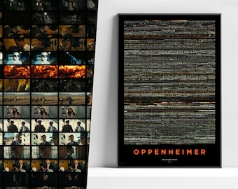 Oppenheimer Movie Frame Poster, Unique Film Art (Digital Download)