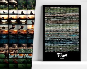 Flow Movie Poster, Unique Frames Art (Digital Download)