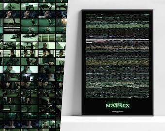 The Matrix (1999) Frame Poster, Unique Movie Art (Digital Download)