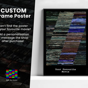 CUSTOM Frame Poster of Your Favourite Movie