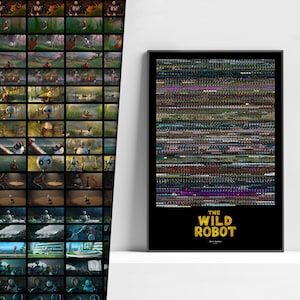 The Wild Robot (2024) Frame Poster, The Wild Robot Movie Poster, The Wild Robot Poster