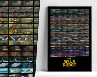 The Wild Robot Movie Poster, Unique Frame Art (Digital Download)